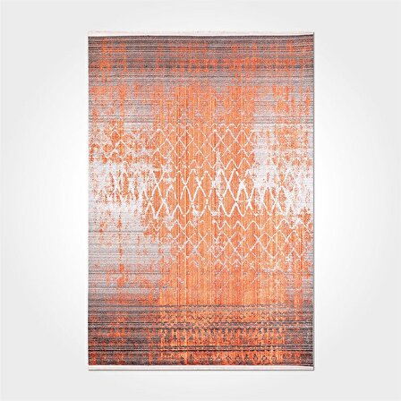 Crea Yolluk Halısı Modern 80x150 Printed Carpet 2056PC Turuncu