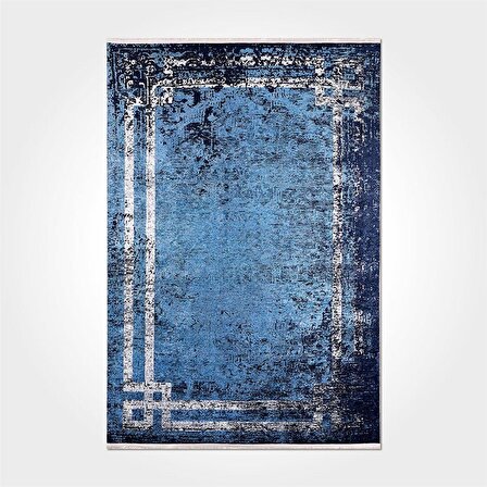 Crea Yolluk Halısı Modern 80x150 Printed Carpet 2060PC Lacivert