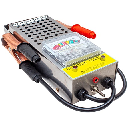 POWERMASTER PM-19432 6V/12V 125A PROFESYONEL ANALOG AKÜ TEST CİHAZI