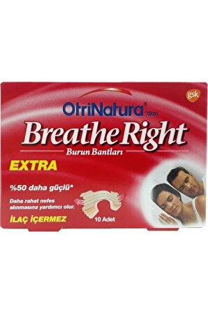 Breathe Right Extra Burun Bandı 10´lu