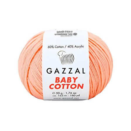 Baby Cotton Amigurumi İpi Örgü İpi Punch İpi 50 gr. 3412