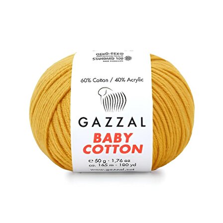 Baby Cotton Amigurumi İpi Örgü İpi Punch İpi 50 gr. 3447
