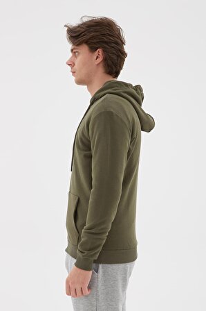 Fermuarlı Sweatshirt Haki / Khaki