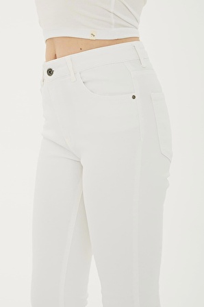 Denim Pantolon Beyaz / White