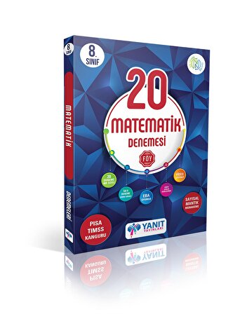 Yanıt 8. Sınıf 20 Matematik Denemesi Video Çözümlü