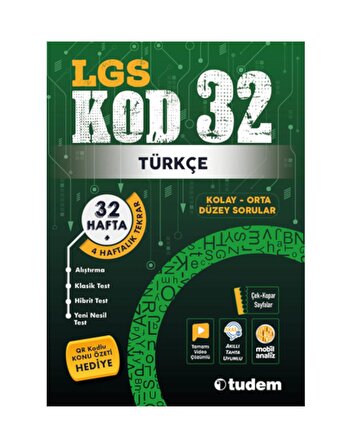 Lgs Türkçe Kod 32