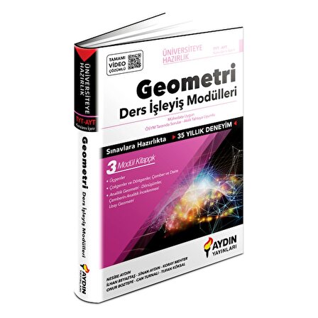Aydın Yayınları Üniversiteye Hazırlık TYT - AYT Geometri Ders İşleyiş Modülleri