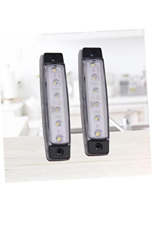 Parmak Lamba 6 Led 24 Volt Beyaz 12v Kamyon Ve Treyler Led Işık