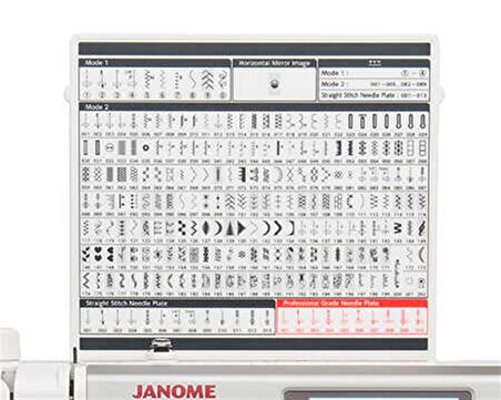 Janome MC6700 Elektronik Dikiş Makinesi Beyaz - Gri