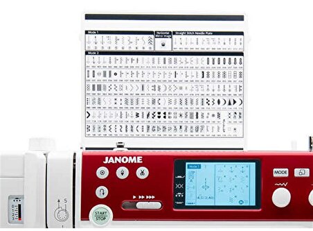 Janome MC6650 Elektronik Dikiş Makinesi Kırmızı