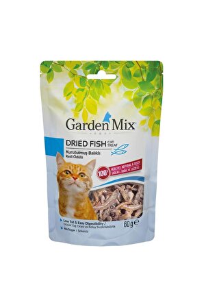Garden Mix Kurutulmuş Balıklı Kedi Ödülü Maması 60 Gr