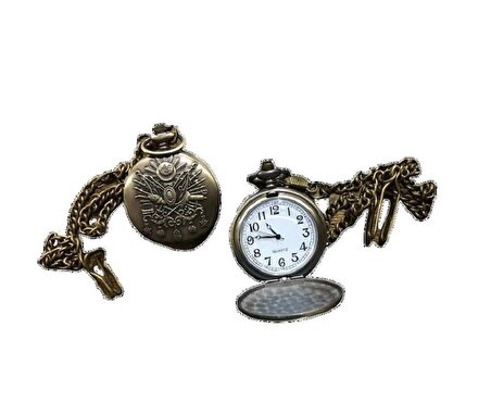 Osmanlı Arması Köstekli Cep Saati
