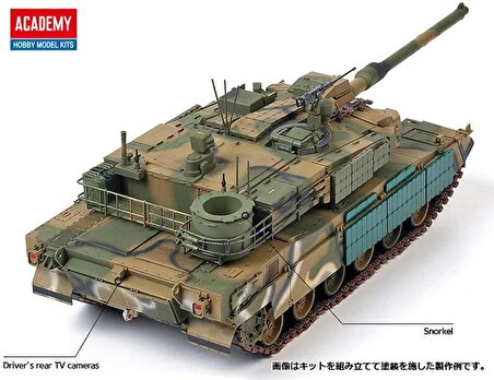 Academy 13511 1/35 Güney Kore K2 ( Kara Panter ) Tankı Demonte Plastik Maketi