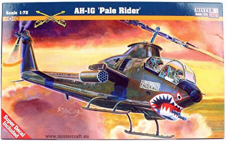 Mistercraft B002 1/72 AH-1G (Pale Raider) Helikopter Demonte Plastik Maketi
