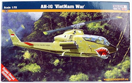 Mistercraft B031 1/72 AH-1G (Vietnam Savaşı) Helikopteri Demonte Plastik Maketi