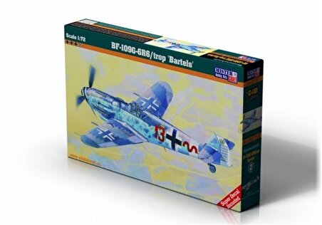 Mistercraft C110 1/72 BF-109G-6R6 (Bartels) Savaş Uçağı Demonte Plastik Maketi