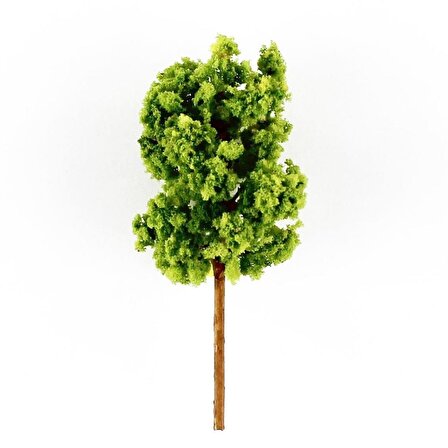 Hobbytime 5 Cm. Yassı Formlu Bahar Yeşili Maket Ağacı