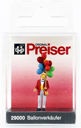Preiser 29000 1/87 Ölçek Baloncu ve Balonları Figürü