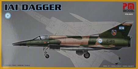 PM Model 225 1/72 IAI Dagger Avcı Uçağı Demonte Plastik Maketi