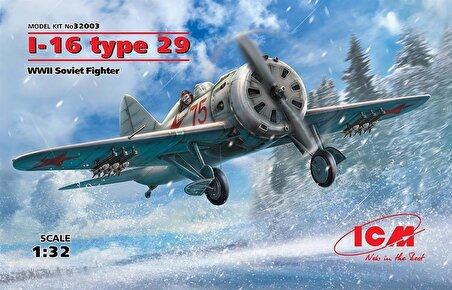 32003 I-16 type 29, WWII Soviet Fighter 5 adet I-1