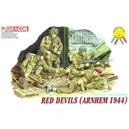 Dragon 6023 1/35 Ölçek Red Devils (Arnhem 1944) Asker Figürleri Plastik Model Kiti