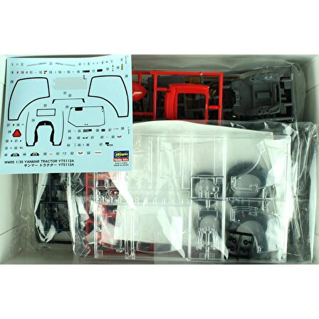 Hasegawa WM05 66005 1/35 Ölçek Yanmar YT5113A Traktör Plastik Model Kiti