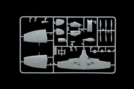 Italeri 0001S 1/72 Spitfire Mk.Vb Savaş Uçağı Demonte Plastik Maketi