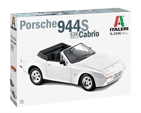 Italeri 3646S 1/24 Porsche 944 S Cabrio Araba Demonte Plastik Maketi