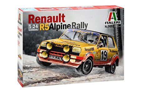 Italeri 3652S 1/24 Renault R5 Alpine Rally Arabası Demonte Plastik Maketi