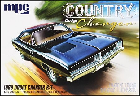 MPC 878M 1/25 1969 Dodge Country Charger R/T Araba Demonte Plastik Maketi