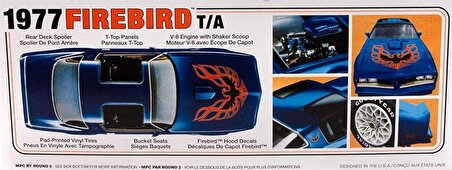 MPC 916M 1/25 1977 Pontiac Firebird T/A Araba Demonte Plastik Maketi