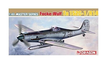 Dragon 5573 1/48 Ölçek Focke-Wulf TA 152C-1/R14 Savaş Uçağı Plastik Model Kiti