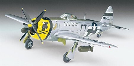Hasegawa A8 00138 1/72 Ölçek P-47D Thunderbolt Savaş Uçağı Plastik Model Kiti