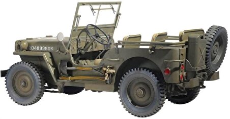 Dragon 75052 1/6 Ölçek ABD 1/4 Ton 4x4 Jeep (with m2 .50-cal machine gun) Plastik Model Kiti