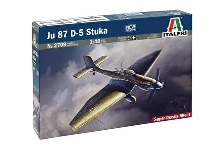 Italeri 2709S 1/48 Ju 87 D-5 Stuka Savaş Uçağı Demonte Plastik Maketi