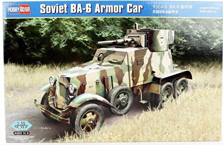 HobbyBoss 83839 1/35 Sovyet Zırhlı otomobili Demonte Plastik Maketi