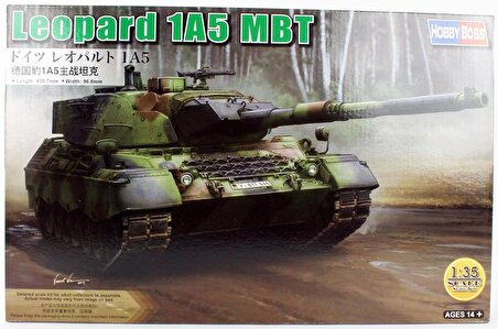 HobbyBoss 84501 1/35 Leopard 1A5 MBT Tankı Demonte Plastik Maketi