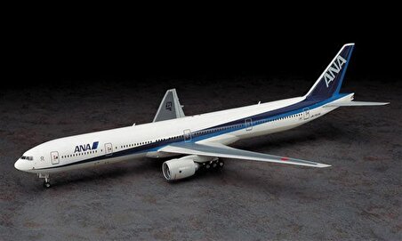 Hasegawa 10 10710 1/200 Ölçek ANA B777-300 Yolcu Uçağı Plastik Model Kiti