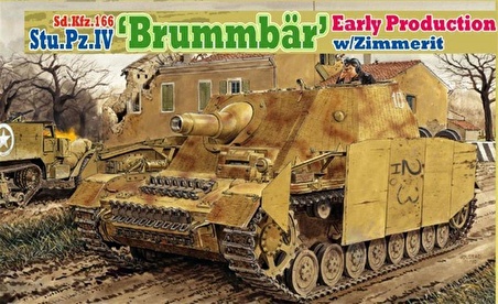 Dragon 6596 1/35 Ölçek Sd.Kfz.166 Stu.Pz.IV (Brummbar) Obüs Topu Plastik Model Kiti