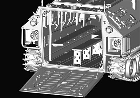 Hobbyboss 82409 1/35 LVTP-7 Amfibi Hücum Aracı Mak