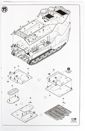 Hobbyboss 82410 1/35 AAVP-7A1 Amfibi Hücum Aracı M