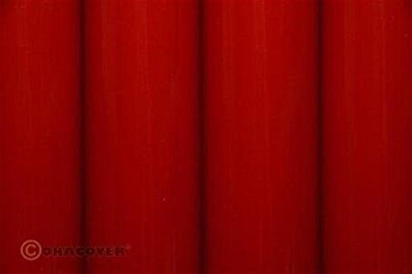 Oracover 21-023 Model Uçak Kaplama Filmi- Ferrari Kırmızısı- 1 Metre