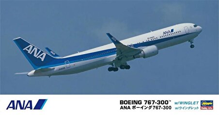 Hasegawa 10684 1/200 Ölçek Boeing 767-300 ANA W/Winglet Yolcu Uçağı Plastik Model Kiti