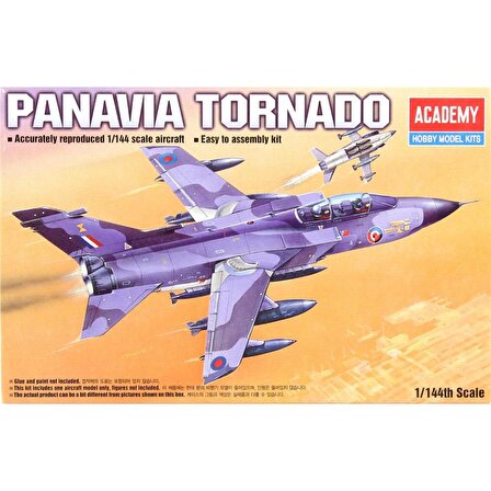 Academy 12607 1/144  Panavia Tornado Savaş Uçağı Demonte Plastik Maketi