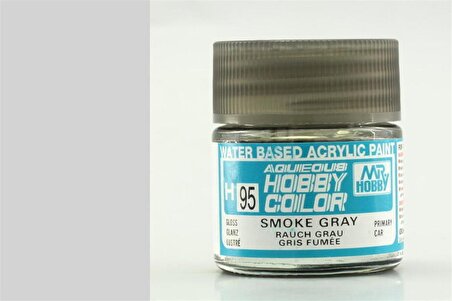 Gunze H095 10 ml. Smoke Gray, Aqueous Serisi Maket Boyası