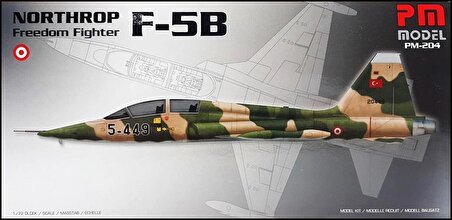 PM Model 204 1/72  F-5B Eğitim Uçağı Demonte Plastik Maketi