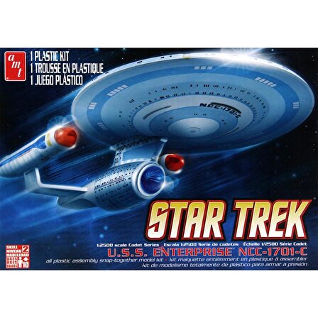 AMT 661 1/2500 Star Trek Enterprise 1701-C Uzay Aracı Demonte Plastik Maketi