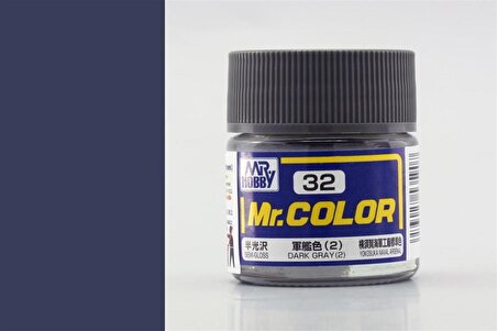 Gunze C032 10 ml. Dark Gray (2), Mr.Color Serisi Maket Boyası