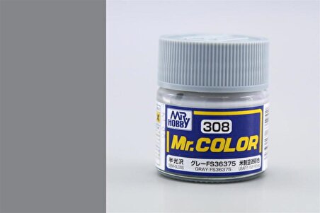 Gunze C308 10 ml. Gray FS36375, Mr.Color Serisi Maket Boyası