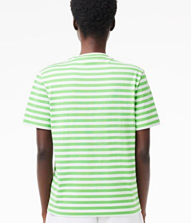 LCST Çizgili Yeşil Basic Tİşört